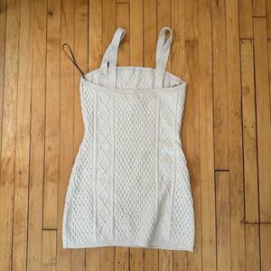 Cable knit dress